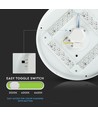 36W LED plafondlamp - Ø48cm, CCT, 3 lichtkleuren, rond