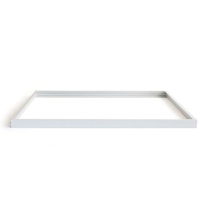 Frame voor 120x60 LED-paneel - Eenvoudig te monteren met schroeven, witte rand