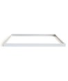 Frame voor 120x60 LED-paneel - Eenvoudig te monteren met schroeven, witte rand
