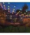 V-Tac LED-lichtsnoer met 10 stuks 0,5W RGB lampjes - 5 meter, 230V, inclusief lichtbron