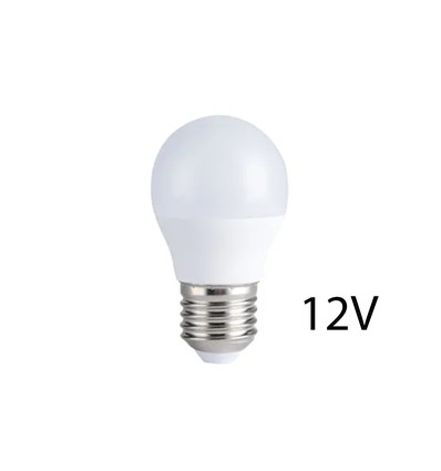 E27 4W LED-lamp - 12VDC, G45