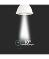 GU10 6W LED spot - Samsung LED chip, 10° extra gefocust