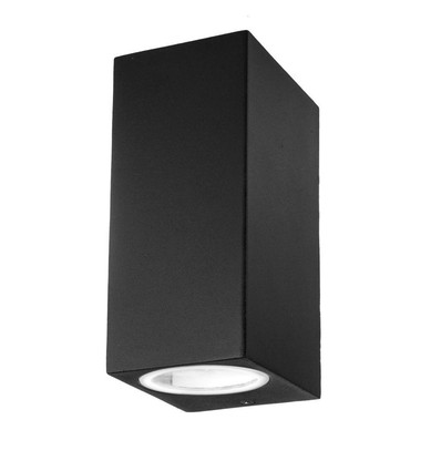 GU10 Wandlamp met up/down licht - IP44 buiten, zonder lichtbron