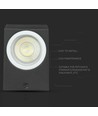 GU10 Wandlamp met up/down licht - IP44 buiten, zonder lichtbron