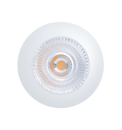 Ø6,8cm Unni68 meubelspot RA95 - 12V DC, Zaagmaat: Ø5,6 cm, Afmetingen: Ø6,8 cm, Mat wit