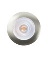 Unni68 meubelspot Ø6,8cm RA95 - 12V DC, gat: Ø5,6 cm, afmetingen: Ø6,8 cm, geborsteld staal