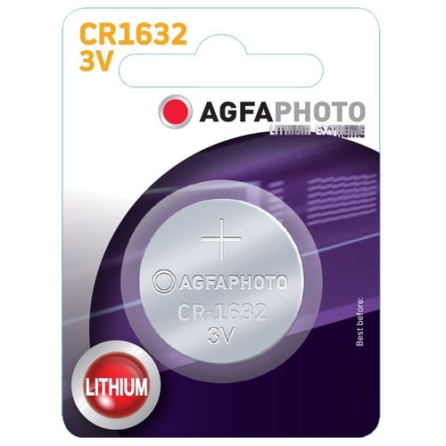 CR1632 1 stuk AgfaPhoto knoopcelbatterij - Lithium, 3V
