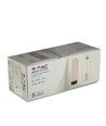 V-Tac moderne hanglamp - Wit met zwart, Ø8 cm, GU10