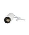 V-Tac moderne hanglamp - Wit met zwart, Ø8 cm, GU10