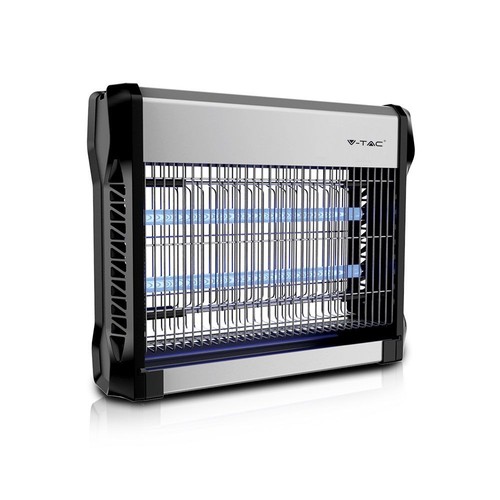 V-Tac insectenlamp - 2x8W, binnenshuis, UV-licht, dekt 50m2