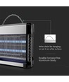 V-Tac insectenlamp - 2x8W, binnenshuis, UV-licht, dekt 50m2