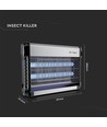 V-Tac insectenlamp - 2x10W, binnen, UV-licht, dekt 80m2