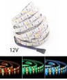 5m 12W/m RGB+WW LED-strip - 12V, IP65, 60 LEDs per meter