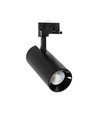 25W 3-fasen RA80 spanningsrail spot - Zwart, twee stralingshoeken