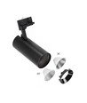 25W 3-fasen RA80 spanningsrail spot - Zwart, twee stralingshoeken