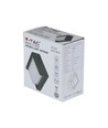 7W Wandlamp - IP65 buiten, vierkant, zwart, incl. lichtbron