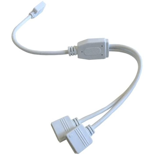 RGB+WW kabel 2-weg splitter - 12/24V, wit