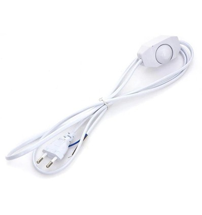 Lichtdimmer met snoer - 1,8m, 5-100W, 230V, draaibare dimmer