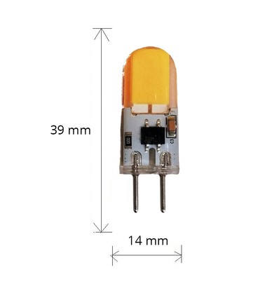 GY6.35 1,6W dimbare KAPPA3 LED-lamp - 12V-24V DC