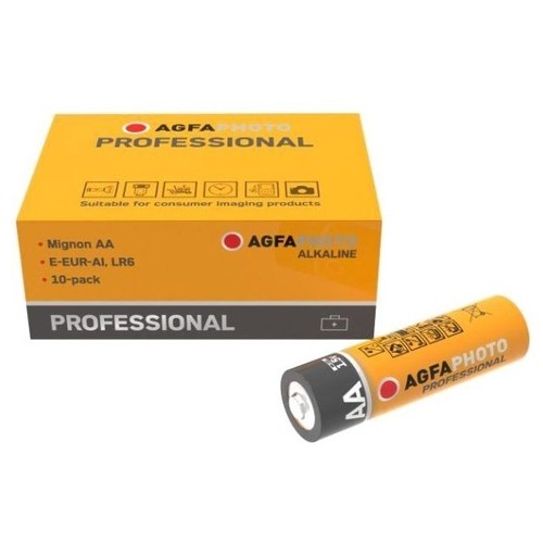 AA 10-pack AgfaPhoto Professional batterij - Alkaline, 1,5V