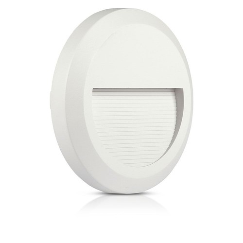 V-Tac 2W LED trapverlichting - Wit, opbouw, IP65 buiten, 230V