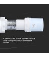 V-Tac daglichtsensor - LED-vriendelijk, wit, 1-10V, IP20