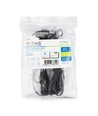 V-Tac LED touch schakelaar en dimmer - Zwart, 12V (60W), 1,5 meter, DC stekker