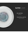 V-Tac plafondsensor voor opbouw - LED-vriendelijk, wit, infrarood, IP20 binnenshuis