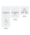 Spectrum SHIFT railsysteem - 1 meter, Wit
