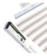Troldtekt LED Railsysteem 6x60 cm - CCT, Inbouw, Akustilight inclusief afstandsbediening, kabels en driver