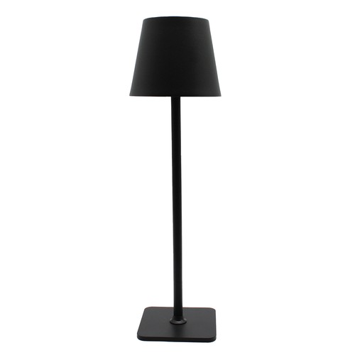 Oplaadbare LED tafellamp Binnen/buiten - Zwart, touch dimbaar, CCT, IP54 buiten