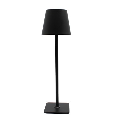Oplaadbare LED tafellamp Binnen/buiten - Zwart, touch dimbaar, CCT, IP54 buiten