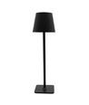 Oplaadbare LED tafellamp Binnen/buiten - Zwart, touch dimbaar, CCT, IP54 buiten
