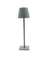 Oplaadbare LED tafellamp Binnen/buiten - Grijs, touch dimbaar, CCT, IP54 buiten