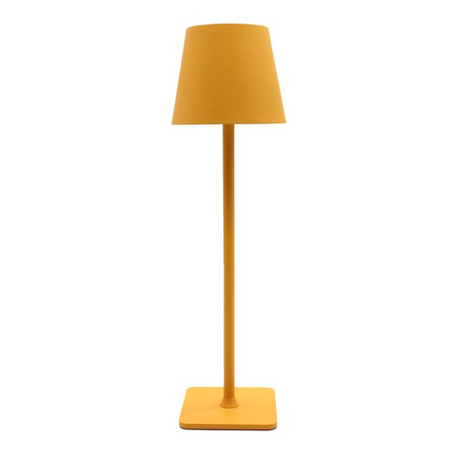 Oplaadbare LED tafellamp Binnen/buiten - Geel, touch dimbaar, CCT, IP54 buiten