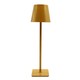 Oplaadbare LED tafellamp Binnen/buiten - Curry / goud, touch dimbaar, CCT, IP54 buiten