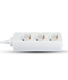 V-Tac stekkerdoos - 3 gewone stopcontacten, wit, 3 meter kabel