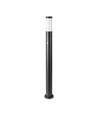 V-Tac zwarte tuinlamp - 110 cm, IP44 buiten, PIR sensor, E27 fitting, zonder lichtbron