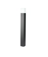 V-Tac vierkante tuinlamp - Zwart, 80 cm, IP54, GU10 fitting, zonder lichtbron, 230V