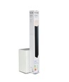V-Tac vierkante tuinlamp - Zwart, 80 cm, IP54, GU10 fitting, zonder lichtbron, 230V