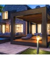 V-Tac vierkante tuinlamp - Zwart, 80 cm, IP54, GU10 fitting, zonder lichtbron, 230V