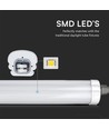 120cm 36W waterdicht compleet LED armatuur, doorvoerbedraad - 130lm/W, IP65, 6 jaar garantie