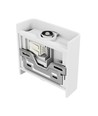 2W Luna witte up/down wandlamp - IP54 buiten, CCT, 3 lichtkleuren, incl. lichtbron