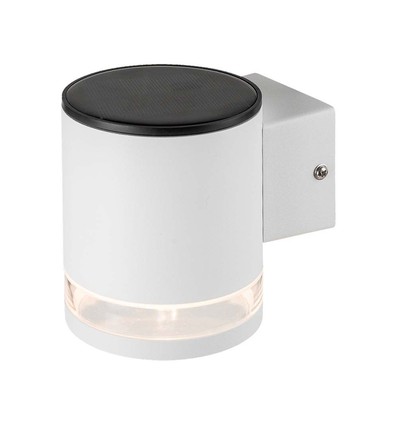 0,55W Wandlamp op zonne-energie LED - IP54, Wit