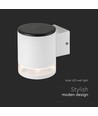 0,55W Wandlamp op zonne-energie LED - IP54, Wit