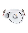 12W Ø12cm inbouwspot RA90 - Zaagmaat: Ø10,5 cm, Afmetingen: Ø12 cm, CCT - 3 lichtkleuren, 3-in-1, witte rand