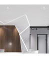 20W Ø16,5cm inbouwspot RA90 - Gat: Ø15 cm, Afmetingen: Ø16,5 cm, CCT - 3 lichtkleuren, 3-in-1, witte rand