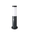 V-Tac zwarte tuinlamp - 45 cm, IP44 buiten, PIR sensor, E27 fitting, zonder lichtbron
