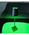 Oplaadbare LED tafellamp Binnen/buiten - RGB+CCT, touch dimbaar, IP54 buiten