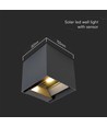 9W Solcelle wandlamp LED - PIR sensor